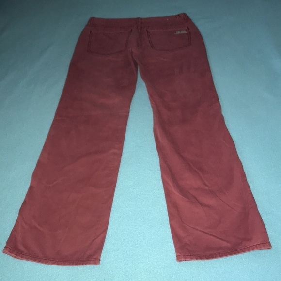 𝅺7 FOR ALL MANKIND boot cut brick red 9” rise size 12 - Picture 2 of 7